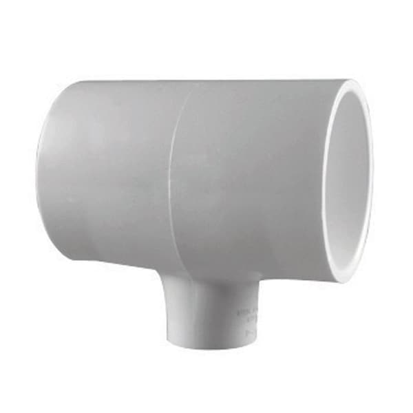 Charlotte Pipe And Foundry Charlotte Pipe Schedule 40 1/2 in. Slip X 1-1/4 in. D Slip PVC Reducing Tee 1 pk PVC 02400 5250 - main